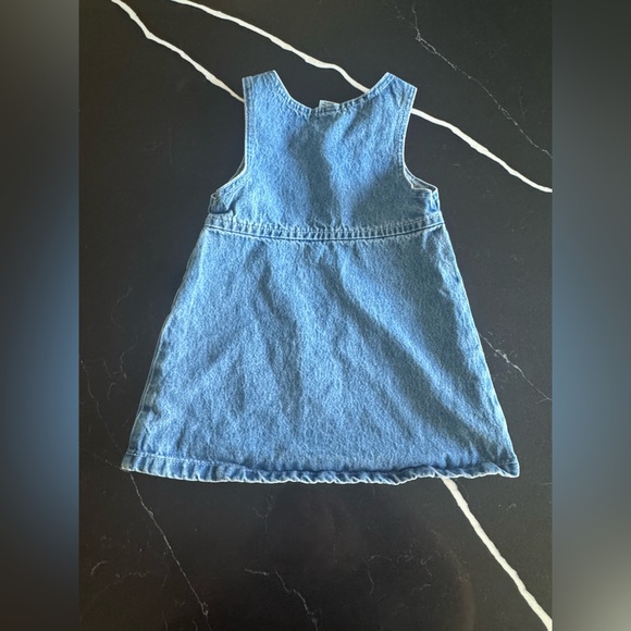 Vintage Denim Dress with Butterfly Embroidery - Picture 4 of 4